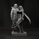 1/24 Resin Model Kit Barbarian and Princess Fantasy Unpainted