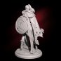 1/24 75mm 3D Print Model Kit Beautiful Girl Barbarian Unpainted