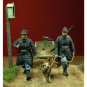 1/35 2pcs + dog Resin Model Kit Belgian Soldiers WW1 Unpainted