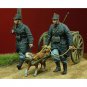 1/35 2pcs + dog Resin Model Kit Belgian Soldiers WW1 Unpainted