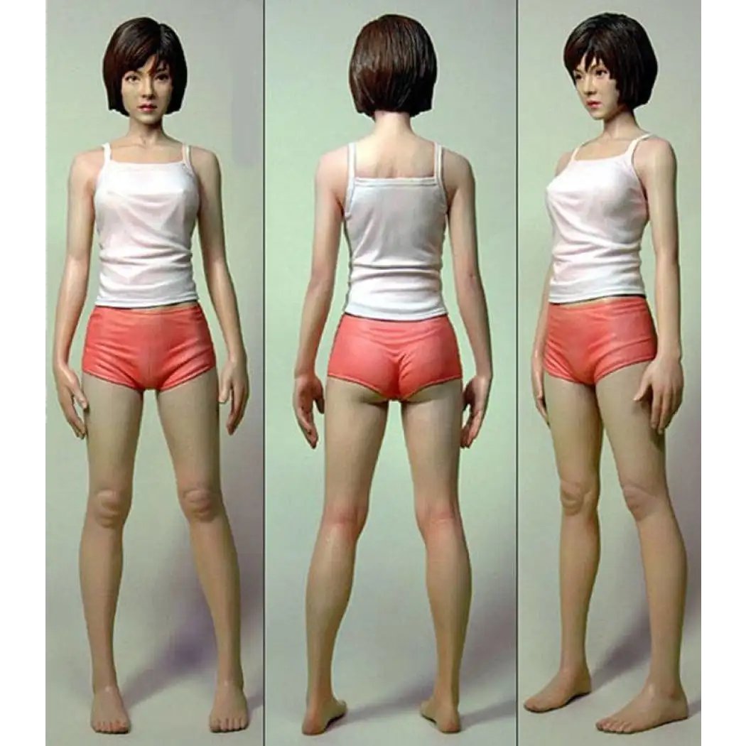 1/5 Resin Model Kit Modern Asian Beautiful Girl Unpainted