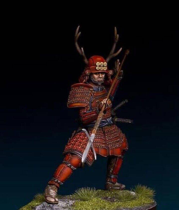 1/24 Resin Model Kit Japanese Samurai Warrior Unpainted