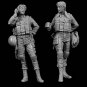 1/35 2pcs Resin Model Kit Girl Modern Israel Soldiers Girls IDF Unpainted