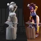 1/18 Resin Model Kit Beautiful Girl Cyclops Blacksmith Fantasy Unpainted