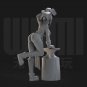 1/18 Resin Model Kit Beautiful Girl Cyclops Blacksmith Fantasy Unpainted