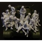 1/35 15pcs Resin Model Kit US Army Soldiers Normandy WW2 Unpainted