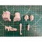 1/10 BUST 75mm Resin Cyberpunk Model Kit Beautiful Girl Rebel Unpainted