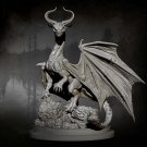 110mm Resin Model Kit Stone Mountain Dragon Fantasy Unpainted