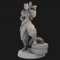1/24 Resin Model Kit Motorcycle Bully Beautiful Girl Unpainted