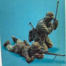 1/35 2pcs Resin Model Kit German Soldiers Snipers WW2 Unpainted
