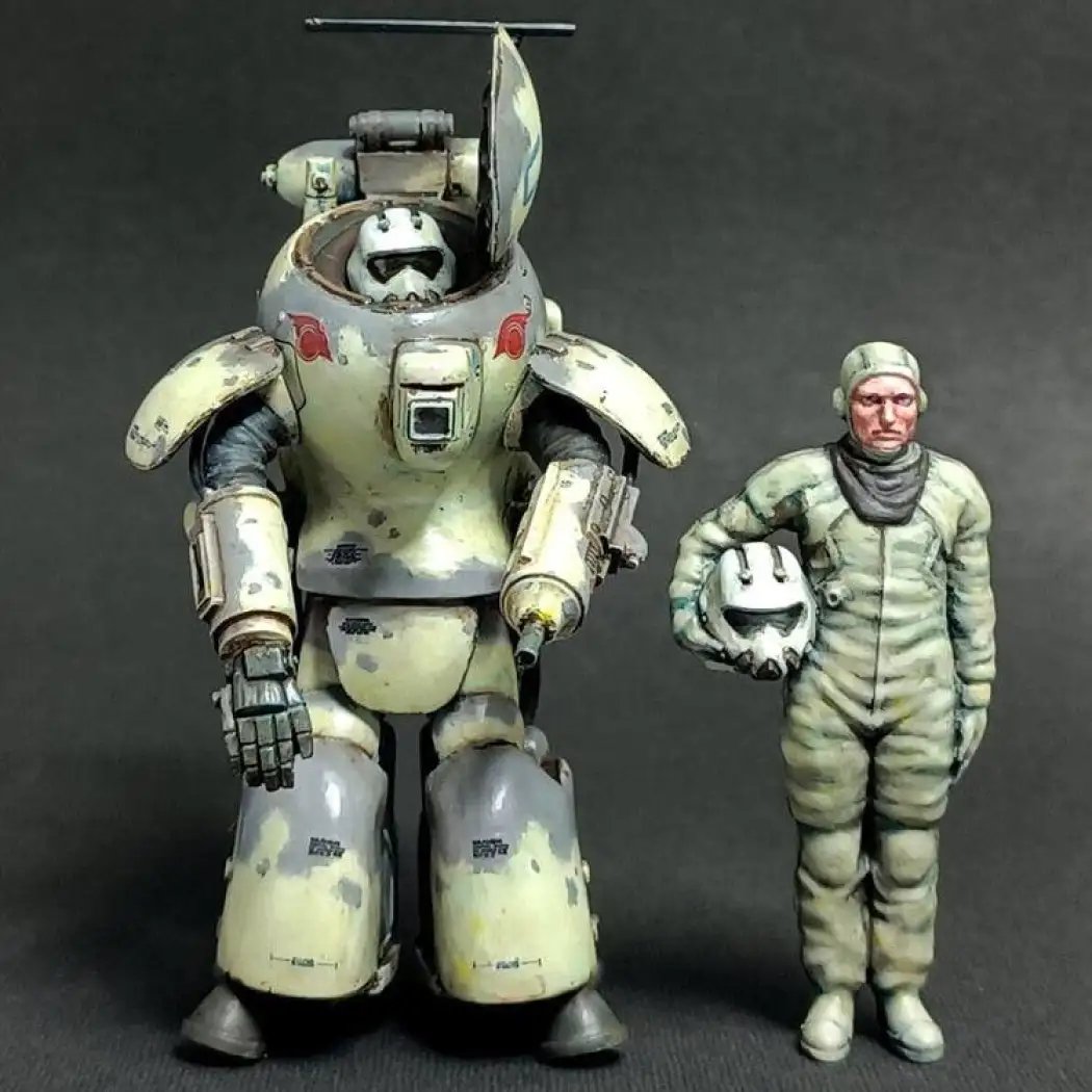 1/35 Resin Steampunk Model Kit Pilot Exosuit Unpainted