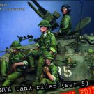 1/35 4pcs Resin Model Kit Vietnam War Soldiers no tank Unpainted