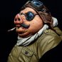 1/10 BUST Resin Steampunk Model Kit Pig Snout Post Apocalypse Unpainted