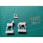 1/35 2pcs Resin Animals Model Kit Two Horses Unpainted