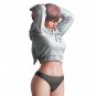 1/35 1/24 1/14 Resin Model Kit Modern Asian Beautiful Girl with Tied Hair Unpain
