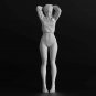 1/35 1/24 1/14 Resin Model Kit Modern Asian Beautiful Girl with Tied Hair Unpain