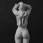 1/35 1/24 1/14 Resin Model Kit Modern Asian Beautiful Girl with Tied Hair Unpain