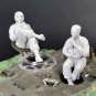 1/35 4pcs Resin Model Kit US Soldiers Sherman Tank Crew WW2 no tank Unpainted