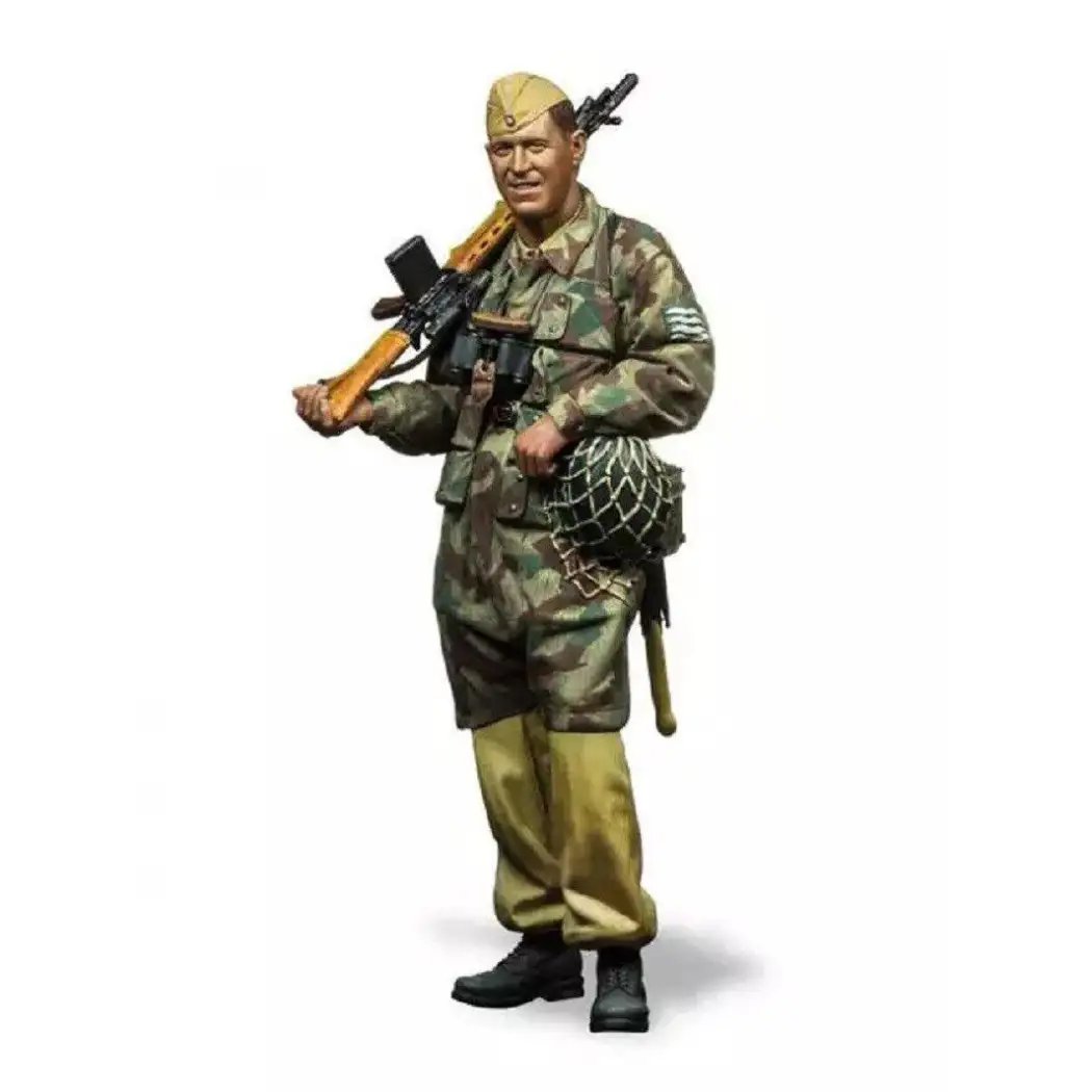 1/16 Resin Model Kit German Soldiers Machine Gunner WW2 Unpainted