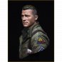 1/10 BUST Resin Model Kit US Army Tank Commander Sherman Soldier WW2 Unpainted