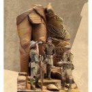 1/35 3pcs Resin Model Kit British Soldiers 7th Armoured Division WW2 Unpainted