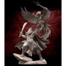 1/24 Resin Model Kit Barbarian & Gargoyle Girl Fantasy Unpainted