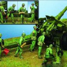 1/35 5pcs Resin Model Kit Vietnamese Soldiers in Vietnam War no gun Unpainted