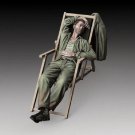 1/35 Resin Model Kit US Army Soldier Sleep WW2 Unpainted