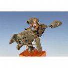 1/35 Resin Figure Model Kit Beautiful Girl & Hover Bike Steampunk Unpainted