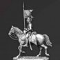 1/32 Resin Model Kit Napoleonic Wars Rider Standard Bearer Horseman Unpainted