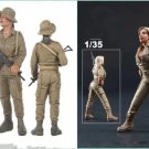 1/35 4pcs Resin Model Kit Beautiful Girls Modern Israeli Soldiers IDF Unpainted
