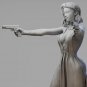 1/28 1/22 Resin Model Kit Modern Asian Beautiful Girl Agent Spy Unpainted