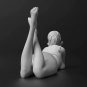1/35 1/14 Resin Model Kit Modern Asian Beautiful Girl Summer Beach Unpainted