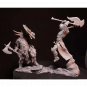 1/24 2pcs Resin Model Kit Barbarians Warriors Battle Miniature Unpainted