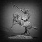 1/32 54mm Resin Model Kit Native American Warrior on Horse Unpainted