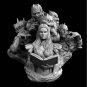 1/10 BUST Resin Model Kit Beautiful Girl Woman Witch Summon Demons Unpainted