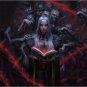 1/10 BUST Resin Model Kit Beautiful Girl Woman Witch Summon Demons Unpainted