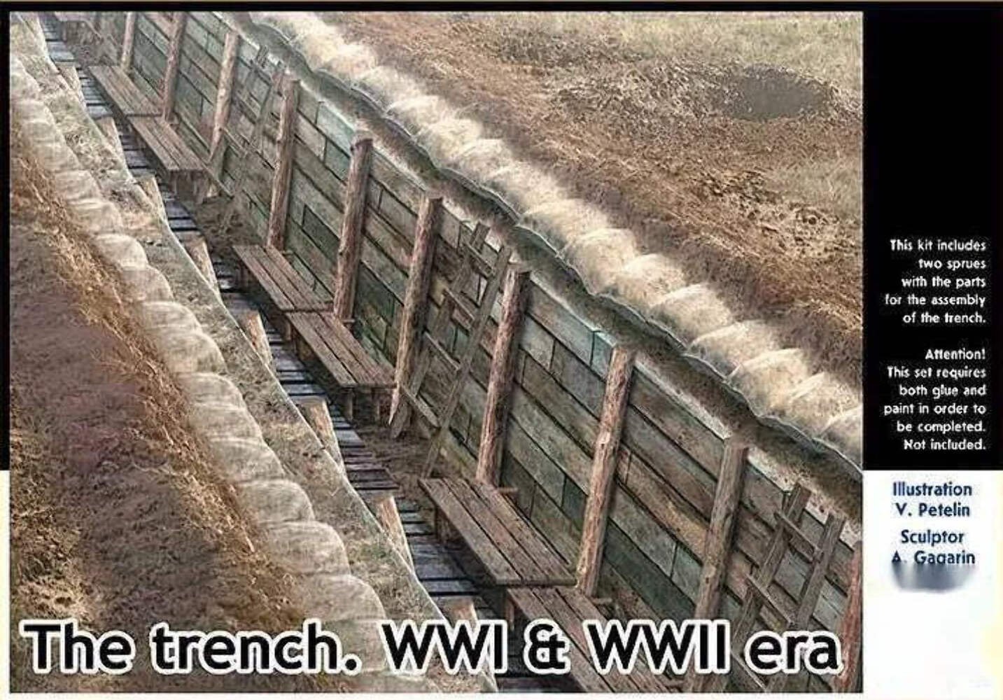 1/35 Resin Model Kit Manufacturing Trench Accessories Unpainted