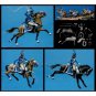 1/32 Model Kit Napoleonic Wars 1 gun 3 soldiers 6 horses & base A-1458 Unpainted