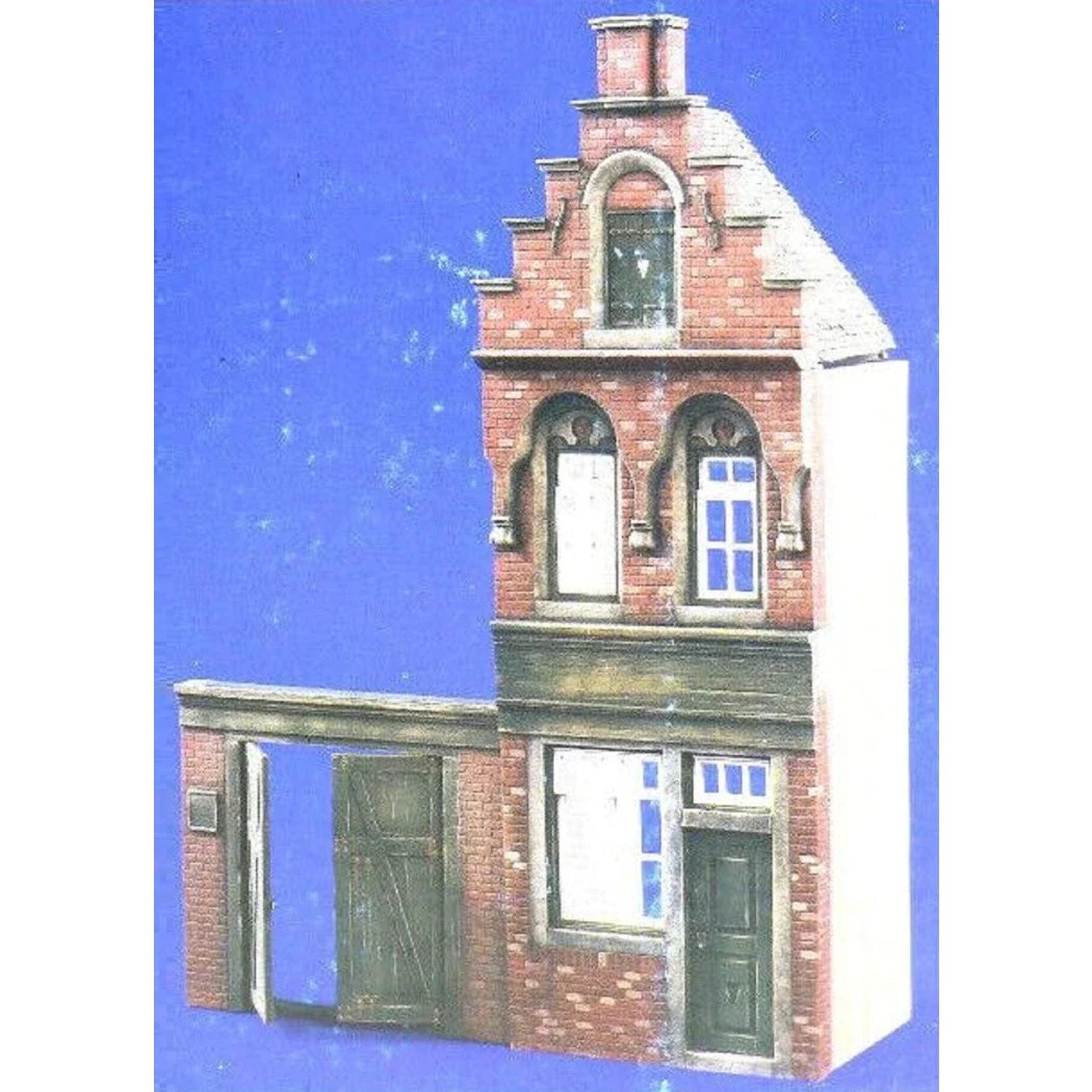 1/35 Resin Mode Kit Brick Building Berlin WW2 Miniature Unpainted