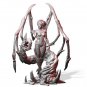 1/24 75mm 3D Print Model Kit Beautiful Girl Woman Demon Unpainted