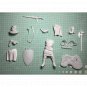 1/24 Resin Model Kit Medieval Knight Crusader Fortress Defender Unpainted
