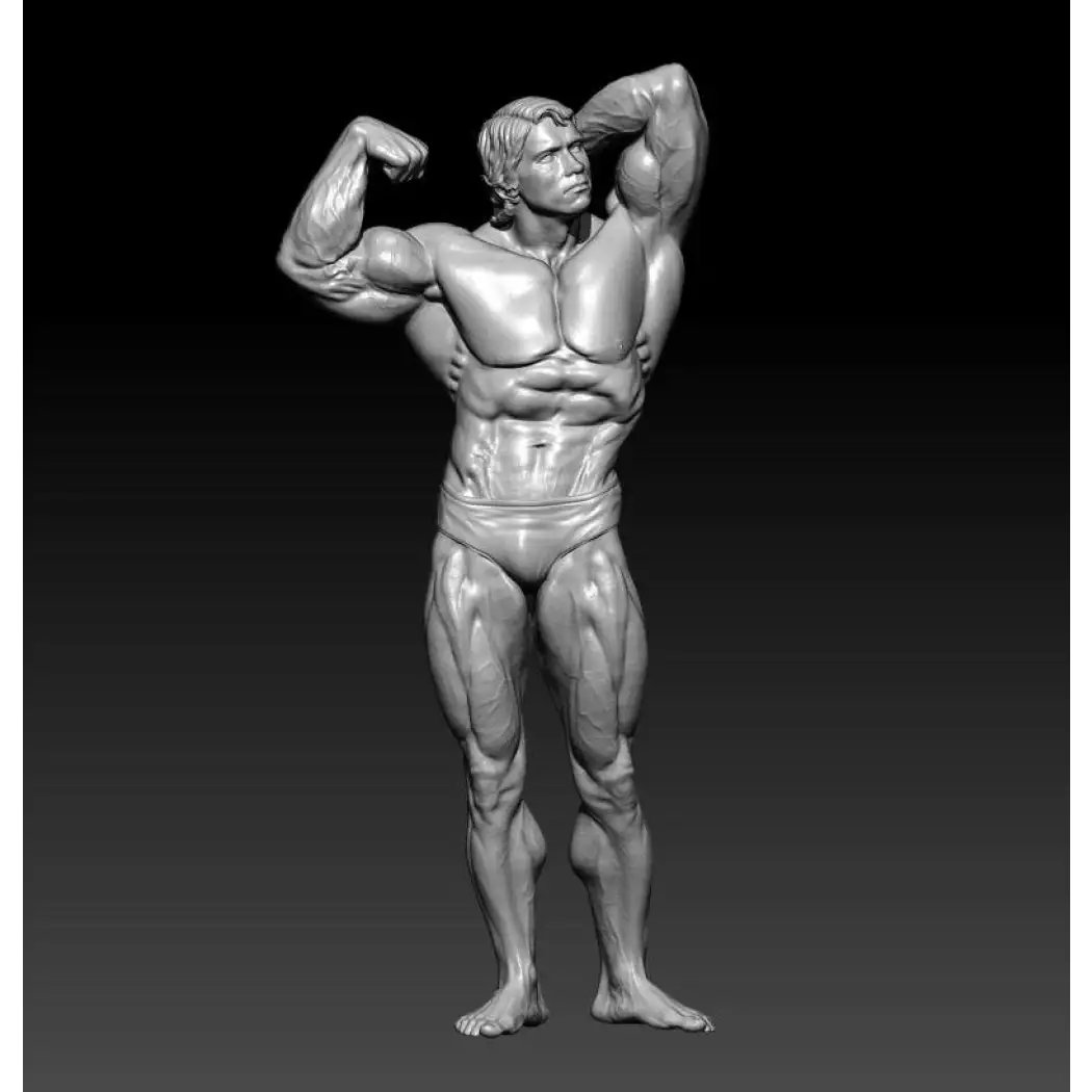 1/18 Resin Model Kit Powerlifting Arnold Celebrity Unpainted
