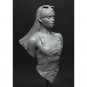 1/10 BUST 75mm Resin Model Kit Modern Beautiful Girl Mechanic Unpainted