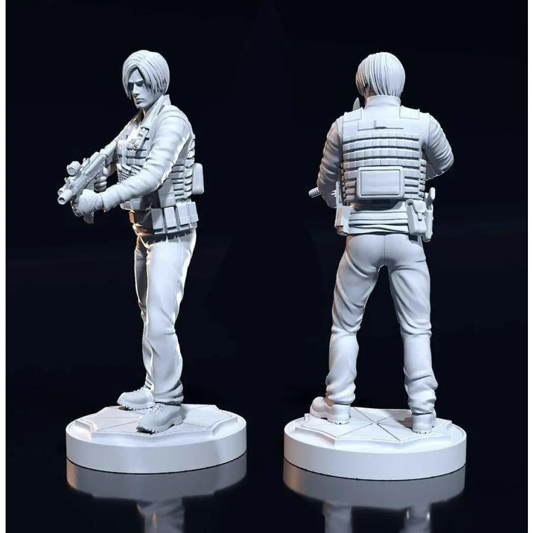 1/18 100mm 3D Print Model Kit Agent Zombie Slayer Resident Movie Unpainted