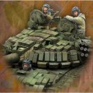 1/35 3pcs Resin Model Kit Modern Soldiers Russian Tank Crew T-72 Unpainted