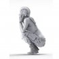 1/20 Resin Model Kit Modern Beautiful Girl in a Tank Helmet Unpainted