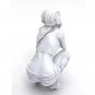 1/20 Resin Model Kit Modern Beautiful Girl in a Tank Helmet Unpainted