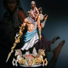 78 Resin Model Kit Minotaur and Princess Beautiful Barbarian Girl Unpainted