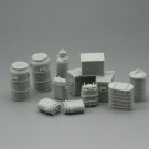 1/35 Resin Model Kit Bureau Oil Tank Container Combination Accessories Unpainted